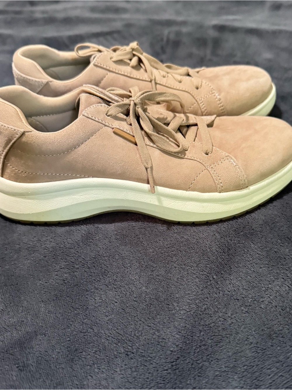 Dr School’s Planter Fasciitis Women’s Beige Sneakers - Picture 2 of 6